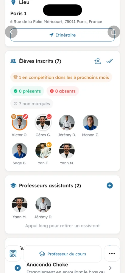 Élèves et professeurs assistants - OSS Academy