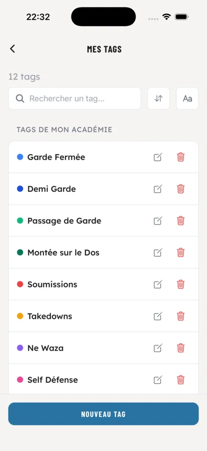 Tags personnalisés - OSS Academy