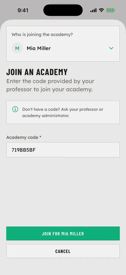 Join the club for them - OSS Academy