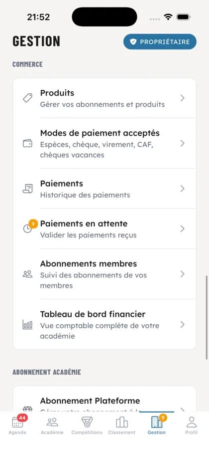 Commerce & paiements - OSS Academy
