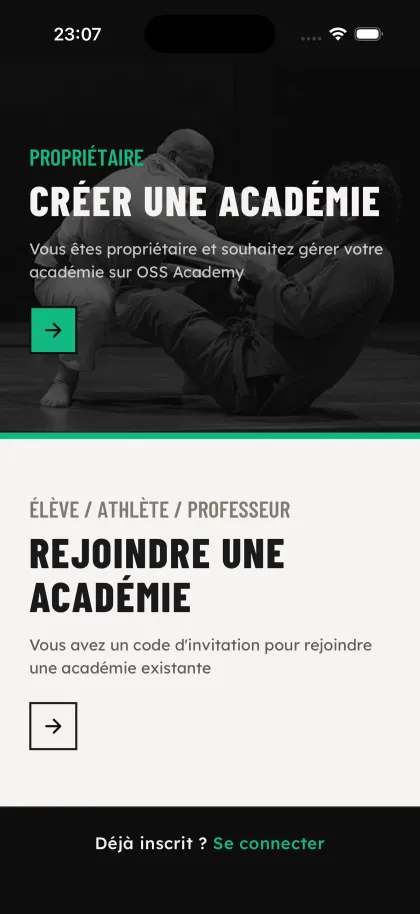 Créez votre compte parent - OSS Academy