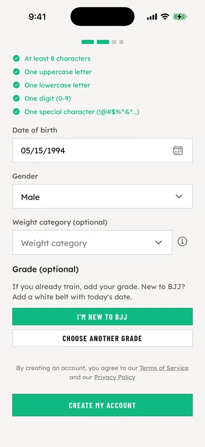 Create your account - OSS Academy