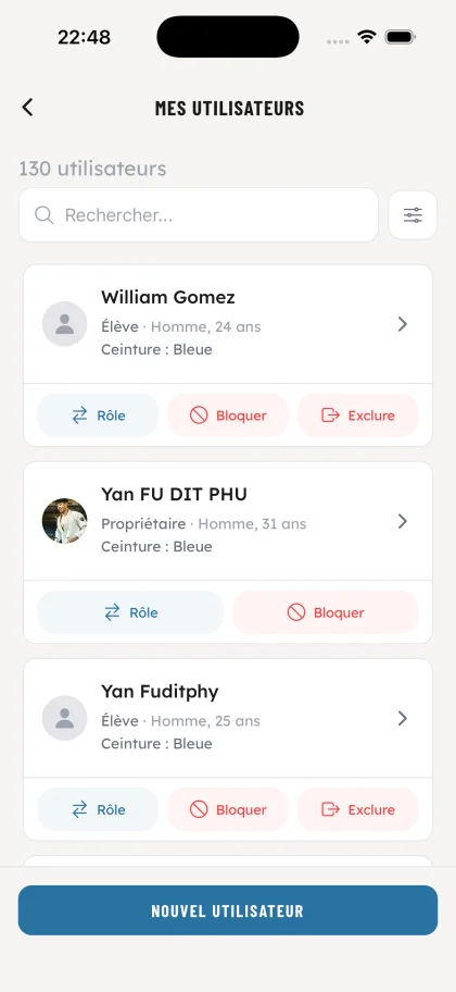 Mes membres - OSS Academy