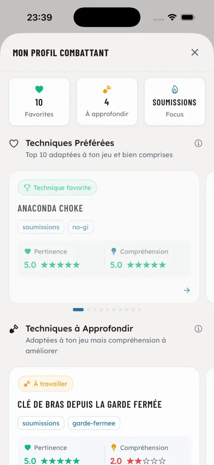 Profil combattant - OSS Academy