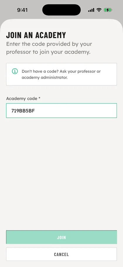 Join your academy - OSS Academy