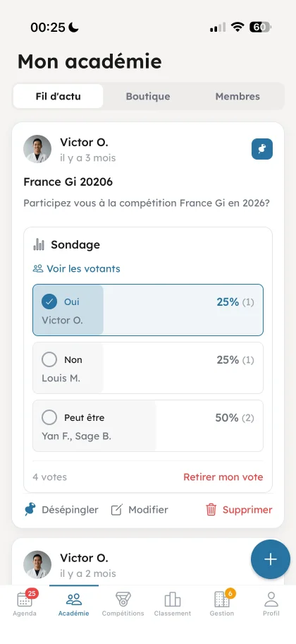 Sondages - OSS Academy
